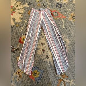 DREW Anthropologie Whitney Tulip linen blend pants flowy size XS